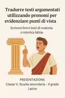 anteprima - Presentazioni / Lavagne - Scrivere brevi testi di oratoria o retorica latina - Pagina di copertina