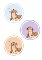 Vorschau - Präsentationen/Tafelbilder - Farbkarten für Tischgruppen - Organisation - (Otter / Fuchs/ Erdmännchen/ Kinder) - Seite 3