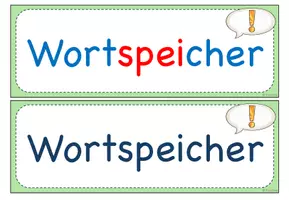 Vorschau - Präsentationen/Tafelbilder - Ozobot Wortspeicher - Seite 1