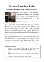Vorschau - Arbeitsblätter - Der verschwundene Kodex - Escape Room zur Groß- und Kleinschreibung - Seite 1