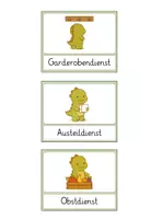 Vorschau - Bildkarten - Dinoklasse - Klassendienste - Seite 2