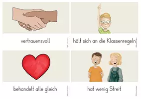 Vorschau - Präsentationen/Tafelbilder - Eigenschaften eines Klassensprechers/einer Klassensprecherin Legematerial - Seite 3