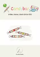 Vorschau - Aufgabenkarten - Candybar: Größer, Kleiner, Gleich ZR 100 - Deckblatt