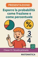 anteprima - Presentazioni / Lavagne - Esporre la probabilità come frazione e come percentuale - Pagina di copertina