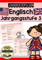 Vorschau - Lehrpläne/Lehrermaterial - Jahresplan Englisch Klasse 3 – Themenverteilung mit Materialvorschlägen - Deckblatt