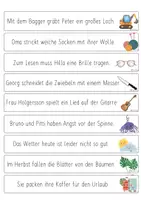 Vorschau - Arbeitsblätter - Schreibspaziergang Doppelkonsonanten - Seite 1