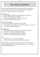 Vorschau - Arbeitsblätter - Bundesländer Mini-Lapbooks (Bastelvorlage inkl. QR-Codes zur Recherche) - Seite 1