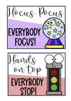 Vista previa - Tarjetas / Manipulativos - Attention Getters Cards for your English Class!! - página 2