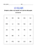 anteprima - Esercizi - Sillabe e doppie - Pagina 1