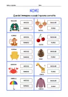 anteprima - Esercizi - I nomi - Pagina di copertina