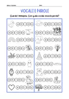anteprima - Esercizi - Vocali, consonanti e l'intero alfabeto - Pagina 1