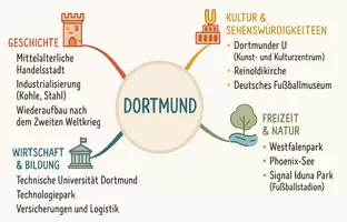 Vorschau - Arbeitsblätter - Arbeitsblätter zum Thema "Dortmund" + Lösung & MP3 + Mindmap + Infografik - Seite 2