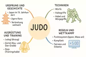 Vorschau - Arbeitsblätter - Arbeitsblatt "Judo" + Onlineübung & MP3 + Mindmap + Infografik - Seite 3