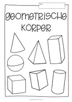Vorschau - Anderer Materialtyp - Geometrische Körper – 16-seitiges Heftchen - Seite 2