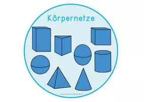 Vorschau - Anderer Materialtyp - Geometrische Körpernetze – Legekreis - Seite 1