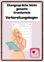 Vorschau - Arbeitsblätter - Materialpaket "Elterngespräche leicht gemacht (Grundschule)" - Seite 1