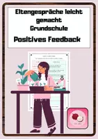 Vorschau - Poster - Elterngespräche leicht gemacht (Grundschule) - positives Feedback - Deckblatt
