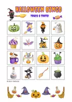 Vista previa - Juegos / Gamificación - Bingo de Halloween con 30 cartones de bingo sin factor terrorífico - página 1