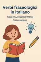 anteprima - Presentazioni / Lavagne - Verbi fraseologici in italiano - Pagina di copertina