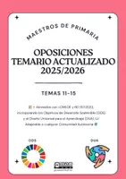 Vista previa - Para docentes: organización, planificación y formación - TEMARIO OPOSICIONES PRIMARIA- Temas 11-15 - Portada