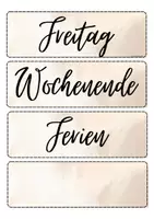 Vorschau - Fördermaterial/Inklusion - Datum / Tafelmaterial / Classroom Management - Seite 3