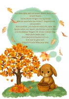 Vorschau - Mal- und Bastelvorlagen - Herbstgeschichte - Freundschaft für Kita & Vorschule - Seite 2