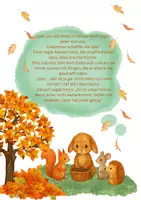 Vorschau - Mal- und Bastelvorlagen - Herbstgeschichte - Freundschaft für Kita & Vorschule - Seite 3