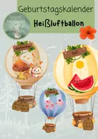 Vorschau - Poster - Heißluftballon / Geburtstagskalender - Deckblatt