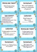 Vorschau - Quiz - Farbperspektive Quizkarten - 24 Quizkärtchen | Quiz | Kunst - Seite 2