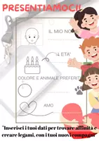 anteprima - Materiale di supporto/inclusione - PRESENTIAMOCI! - Pagina di copertina
