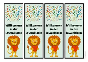 Vorschau - Mal- und Bastelvorlagen - Materialpaket - Löwenklasse (Gesamtpaket) - Seite 3