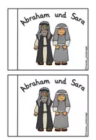 Vorschau - Arbeitsblätter - Abraham und Sara - OHNE TEXT - Religion - Deckblatt