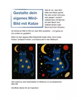 Vorschau - Stundenentwürfe - Joan Miró fächerübergreifendes Projekt Kunst und Deutsch - Seite 2