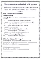 anteprima - Schede informative - Riconoscere le principali divinità romane - Pagina 1