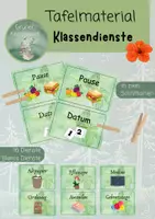 Vorschau - Poster - Klassendienste / Tafelmaterial / Urwald - Deckblatt