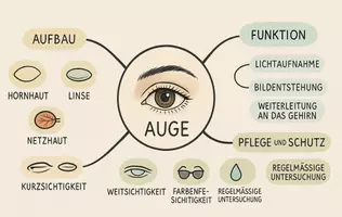 Vorschau - Arbeitsblätter - Arbeitsblatt zum Thema "Auge" + Onlineübung & MP3 + Mindmap + Infografik - Seite 2
