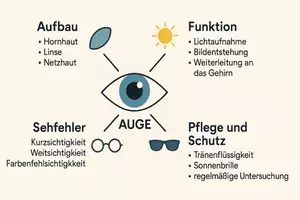 Vorschau - Arbeitsblätter - Arbeitsblatt zum Thema "Auge" + Onlineübung & MP3 + Mindmap + Infografik - Seite 3