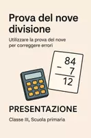 anteprima - Presentazioni / Lavagne - Utilizzare la prova del nove per correggere errori - Pagina di copertina