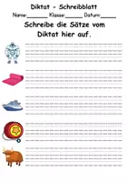 Vorschau - Test - GRATIS - Diktat Thema Buchstabe Y - DaZ/DaF, Deutsch (Klasse 1 bis 4) - Seite 2