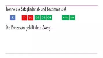 Vorschau - Arbeitsblätter - Satzglieder (S, P, O) - Märchen (digitales Arbeitsblatt) - Seite 2