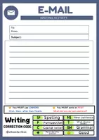 Vorschau - Stundenentwürfe - E-Mail – Vorlage auf Englisch - Seite 1