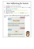 Vorschau - Poster - Hefteintrag für Mathematik und Deutsch - Seite 2