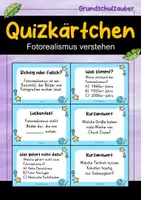 Vorschau - Arbeitsblätter - Fotorealismus – Materialpaket Kunstunterricht | Malerei & Kunstgeschichte - Seite 1