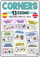Vorschau - Spiele - Ecken-Poster auf Spanisch und Englisch - Deckblatt