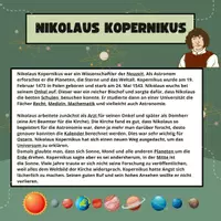Vorschau - Präsentationen/Tafelbilder - Nikolaus Kopernikus - 2 Lesetexte und Videos - Seite 2