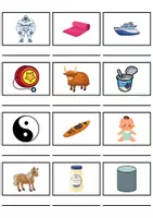 Vorschau - Arbeitsblätter - Wörterliste Buchstabe Y - DaZ/DaF, Deutsch (Grundschule) Kartenspiel - Seite 2