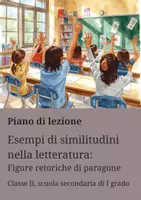 anteprima - Piani di lezione - Esempi di similitudini nella letteratura - Pagina di copertina