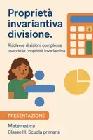 anteprima - Presentazioni / Lavagne - Risolvere divisioni complesse usando la proprietà invariantiva - Pagina di copertina