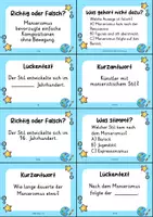 Vorschau - Quiz - Manierismus Quizkarten - 24 Quizkärtchen | Quiz | Kunst - Seite 3