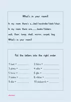 Vorschau - Arbeitsblätter - Allie´s cards English Vocabulary My room - Seite 2